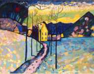 Kandinsky Vasily Winter Landscape  - Hermitage